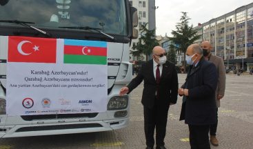 Samsun’dan Karabağ’a bir tır tıbbi yardım