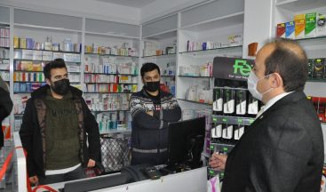 Şırnak’ta Vali Pehlivan’ın katılımı ile korona virüs denetimi yapıldı