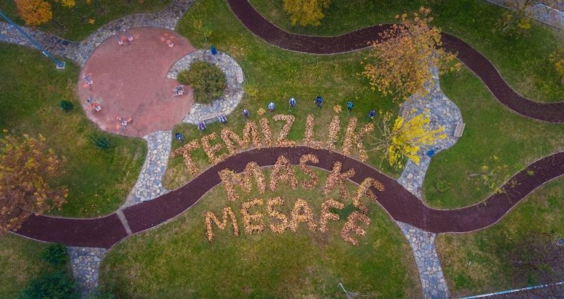 Sonbahardan dünyaya mesaj “Temizlik-Maske-Mesafe”