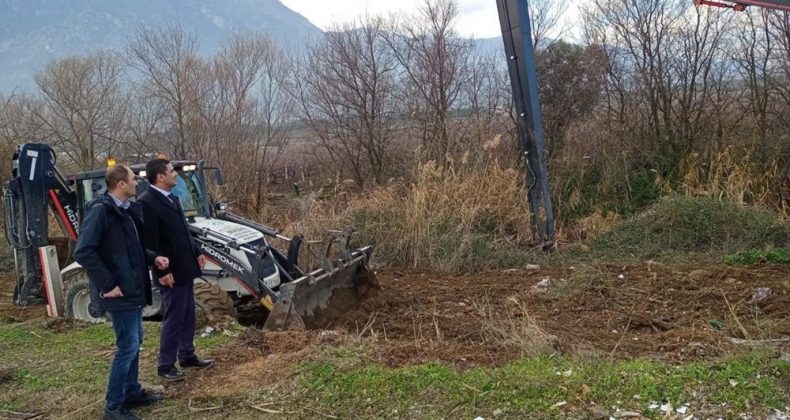 Yeniharmandalı’da taşkınların önüne geçiliyor