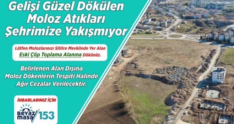 Adıyaman’da “moloz” uyarısı