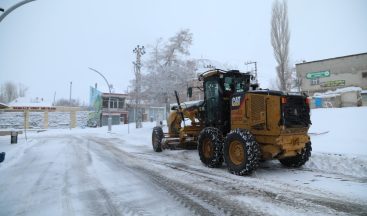 Başkale’de kar yağışı