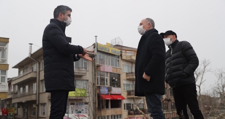 Başkan Gökhan Yüksel’den proje alanlarına çıkarma