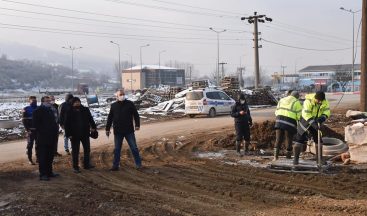 Başkan Öz çalışmaları yerinde inceledi