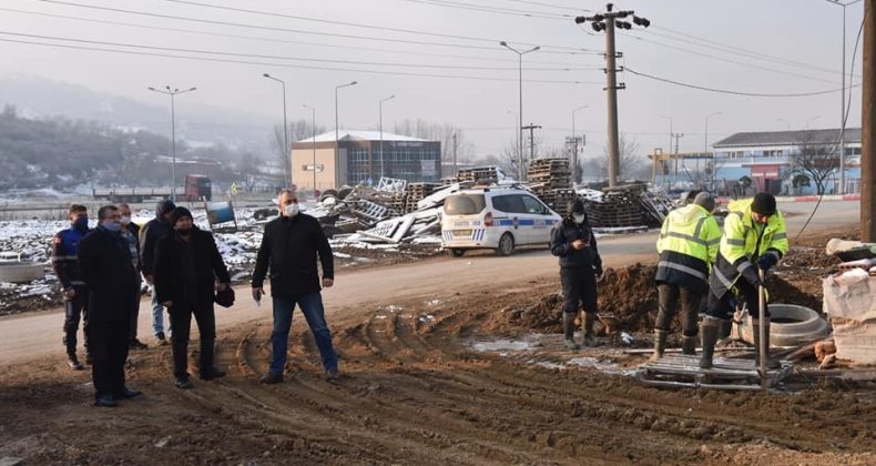 Başkan Öz çalışmaları yerinde inceledi