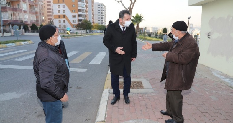 İlçede süren çalışmalar denetlendi