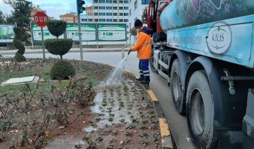 Belediye sokağa çıkma kısıtlamasında hizmet götürmeye devam ediyor