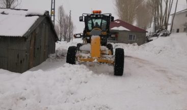 Bingöl’de kar 281 köy yolunu ulaşıma kapattı