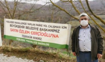 Büyükşehir, Kuyucak Yeşildere Mahallesi’ndeki yol çalışmasını tamamladı