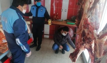 Çaldıran’daki kasaplar denetlendi