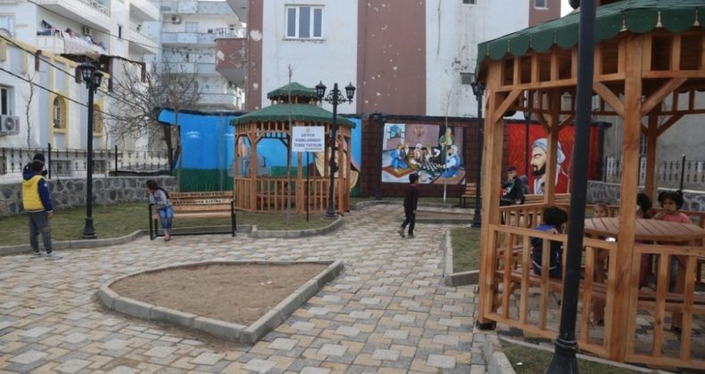 Cizre’de park yapım çalışmaları devam ediyor