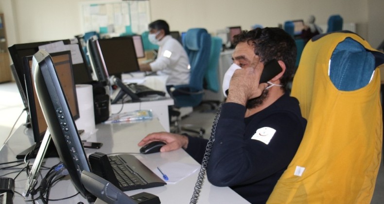 Depremler ve pandemiyle sarsılan Elazığ’da 112 Acil, 379 bin çağrıya cevap verdi