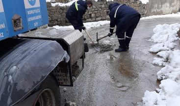 DİSKİ’den Donan Şebekelere Müdahale