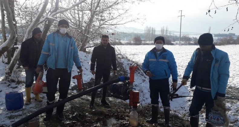 Donan sondaj pompaları değiştiriliyor