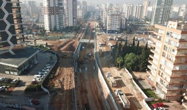Forum Katlı Kavşağında çalışmalar sürüyor