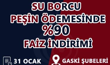 GASKİ yapılandırma süresini uzattı