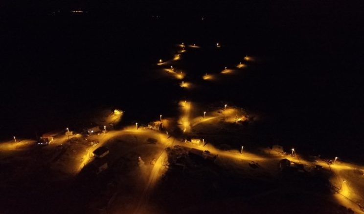 Gediz Devlet Hastanesi Acil Servis Yolu ışıl ışıl