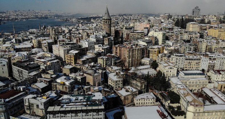 İstanbul’dan kar manzaraları