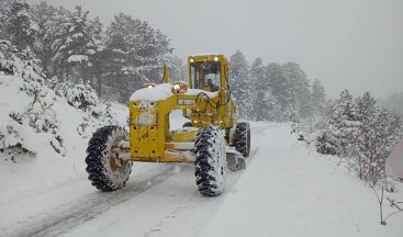 Karabük’te 106 köye kar engeli