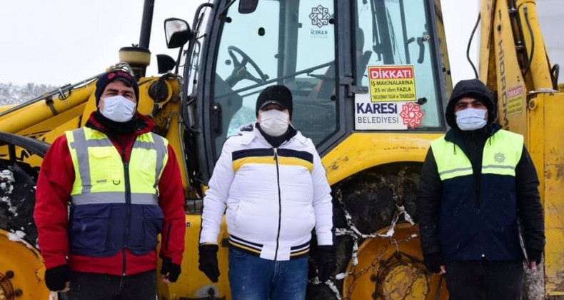 Karesi’de kapalı kırsal mahalle yolu kalmadı