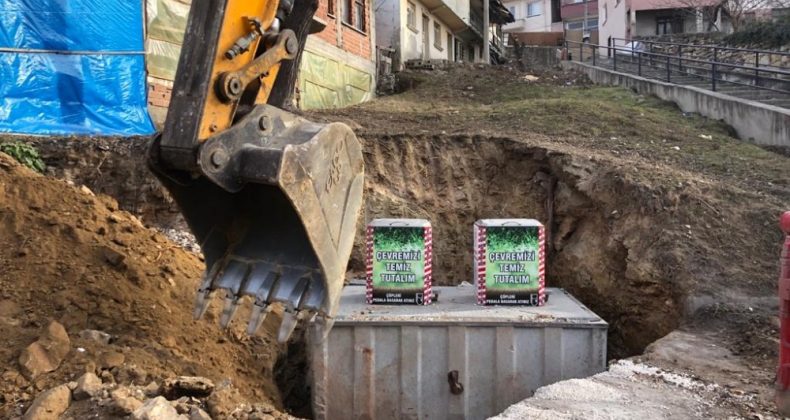 Kastamonu’da 69 yeraltı çöp konteyneri kuruldu