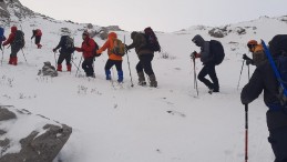 Manisalı dağcılar 2998 metrede