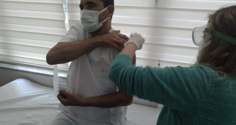 Marmaris’te Kovid-19 aşılama çalışmaları başladı