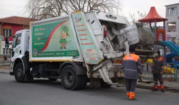 Melikgazi’de 1 günde 460 ton çöp toplanıyor