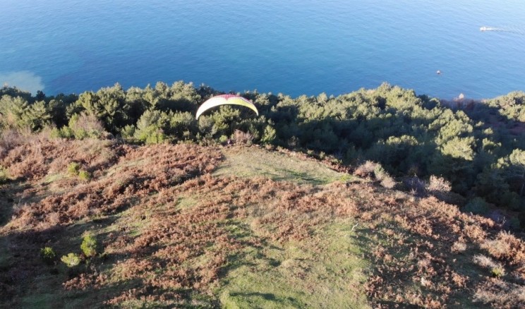 Merkeze en yakın yamaç paraşütü pisti tesisleşmeyi bekliyor