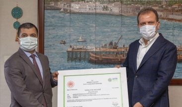 Mersin Büyükşehir Belediyesine sıfır atık belgesi