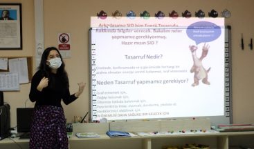 Miniklere enerji tasarrufu anlatıldı