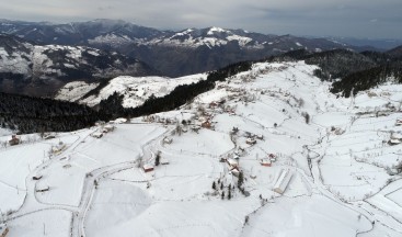 Ordu’dan kartpostallık kar görüntüleri