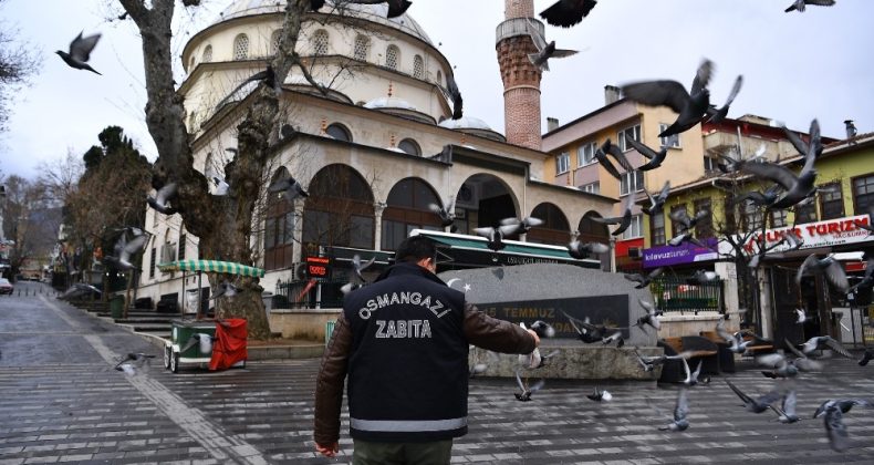 Osmangazi sokakları sessizliğe büründü