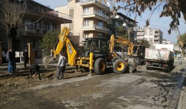 Salihli Belediyesi ekipleri yeni yıl kısıtlamasında sahada çalıştı