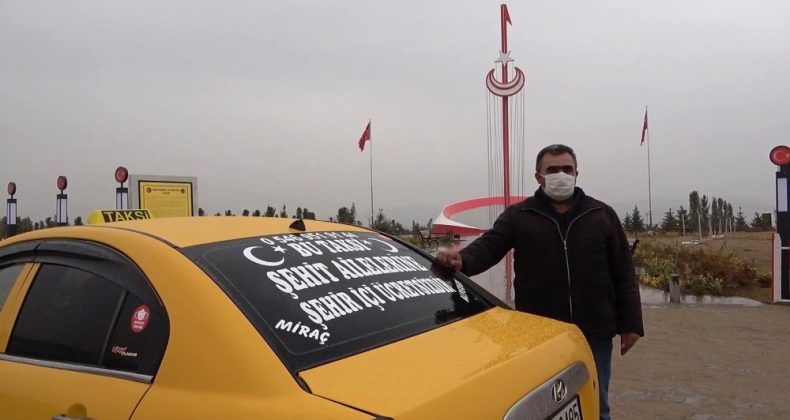 Şehit ailelerine ücretsiz taksi