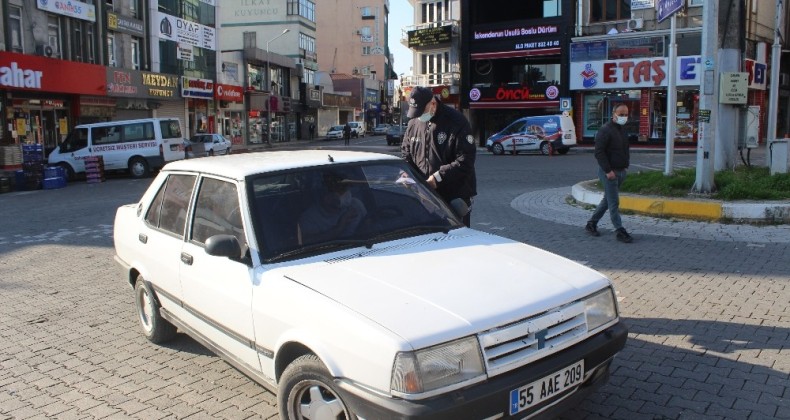 Sokağa çıkma kısıtlamasında denetimler devam ediyor