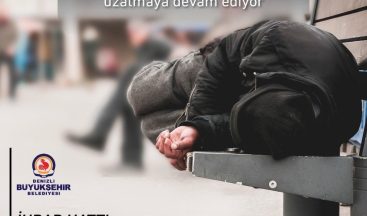 Sokakta yaşan vatandaşlara Büyükşehirden sıcak yuva