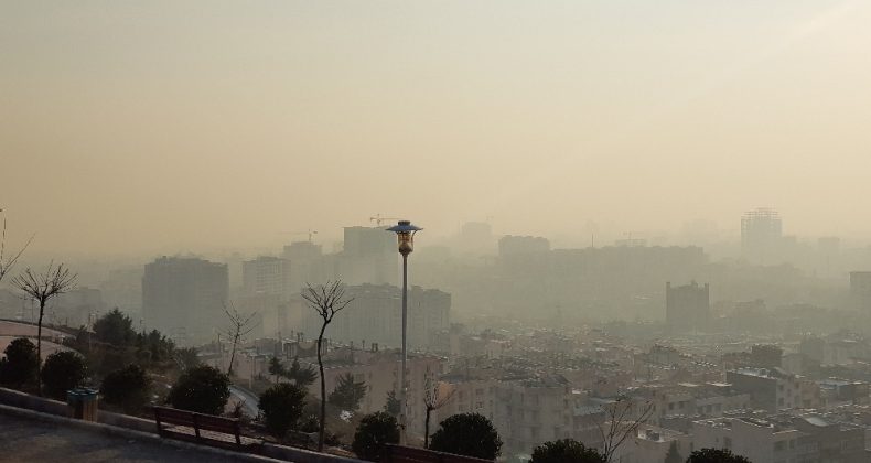 Tahran’da hava kirliliği yüksek seviyelere ulaştı