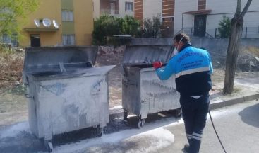 Yunusemre’de dezenfekte çalışmaları sürüyor
