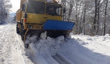 Zonguldak’ta 255 köy yolu ulaşıma kapandı